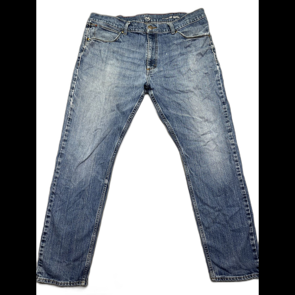 Wrangler Regular Taper Fit Men's Blue Jeans Size 40x30 MTF26CL Denim